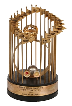 1986 Keith Hernandez Personally Owned  NY Mets World Series Trophy (Hernandez LOA)